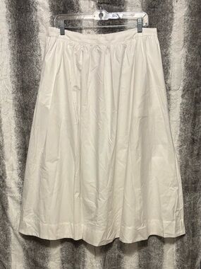 A New Day Classic White A-Line Women's Skirt size L